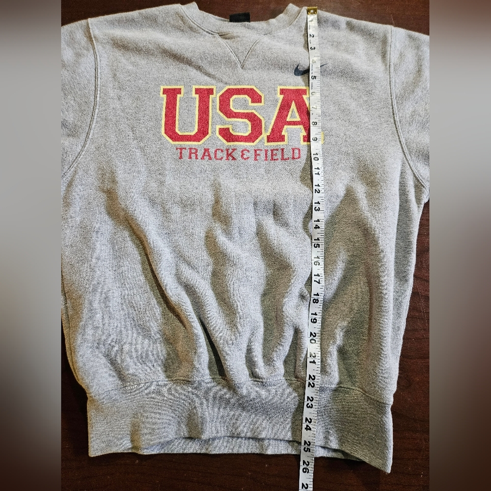 Vintage USA Track And Field Nike Team Sweatshirt In Gray Size XS - Picture 10 of 12